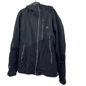 Strafe mens black ski jacket